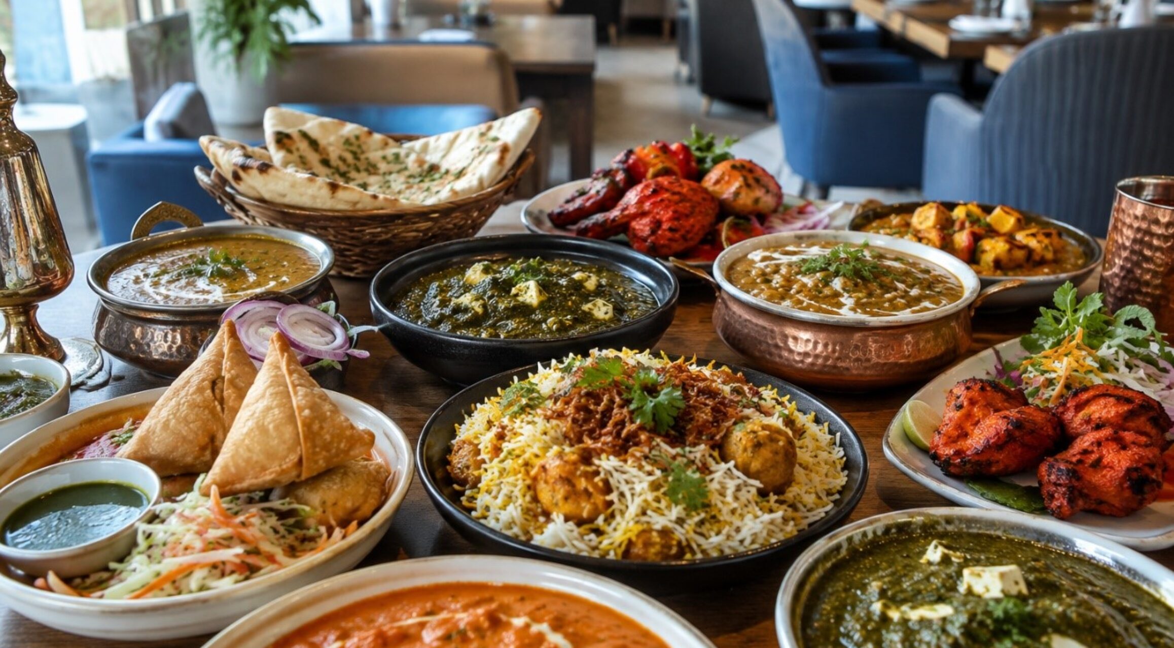 Indian Dishes at Curry Leaves